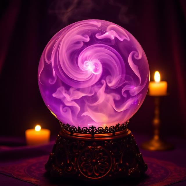 Crystal ball reading and scrying session in NYC